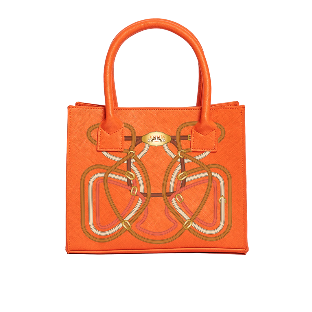 Mini Modern Tote - Hotmés Belts (Tangerine)