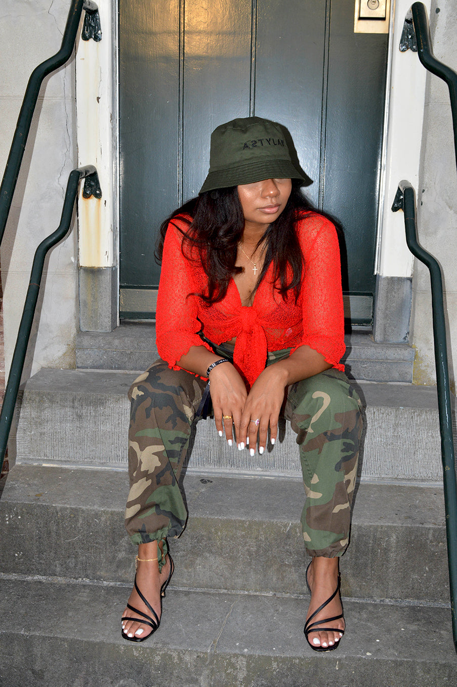 Tie me down Red | Top