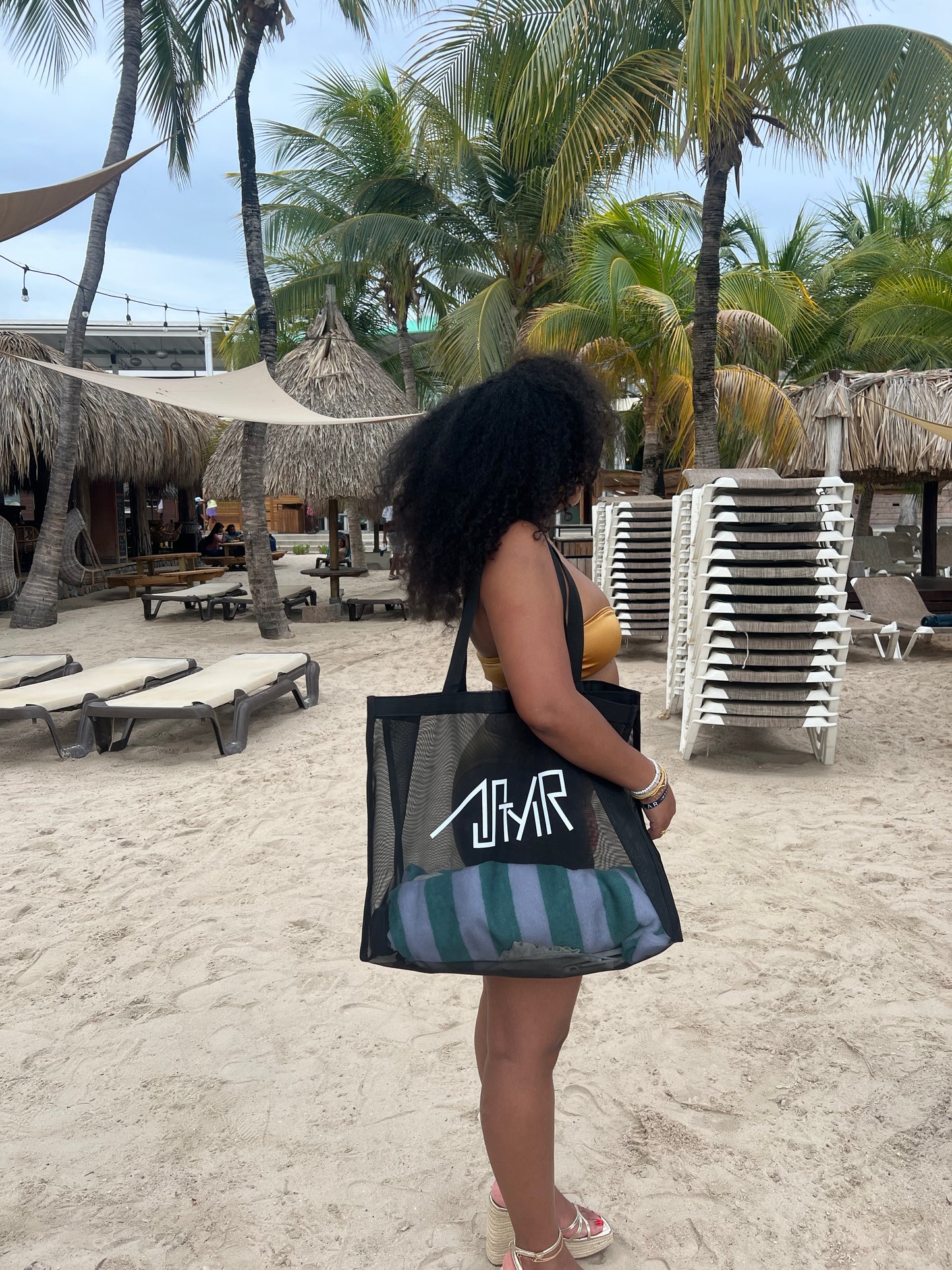 Signature Astylar Mesh Beach Bag