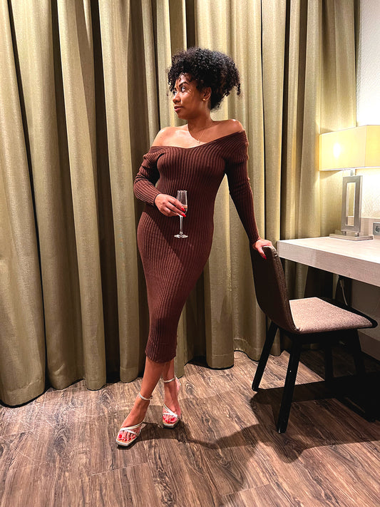Baesic Sexy | Dress Brown